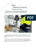 Definicion de Procesos Industriales