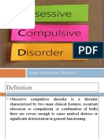 Obsessive Compulsive Disorder