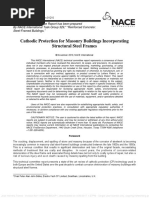 Cathodic Protection For Masonry Buildings Incorporating Structural Steel Frames (24244-SG)