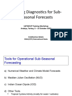 Creating Diagnostics For Sub-Seasonal Forecasts