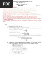 Communication Technology Model Answer