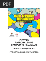 Feria San Pedro Regalado 2023 Dossier