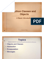 Python Classes and Objects