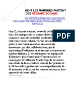 Comment Les Marques Partent À L'assaut Des Réseaux Sociaux