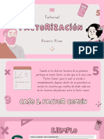 Tutorial de Factorización Rosario Rivas