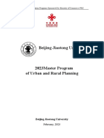 4-2023 Master Program of Urban and Rural Planing Beijing Jiaotong University