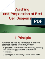 2-Washing and Preparation of Red Cell Suspension