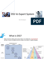 DSS Vs Expert System