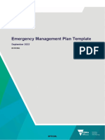 Emergency Management Plan Template