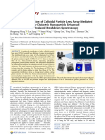 Multiscale Visualization of Colloidal Particle Lens Array Mediated FS LIBS