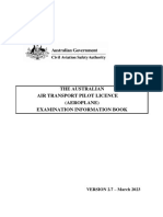 Australian Air Transport Pilot Licence Examination Information Book Aeroplane