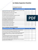 3 Construction Safety Inspection Checklist