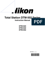 DTM 502 Instruction Manual English