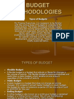 Methodologies: Budget