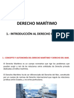 I. - Introducción Al Derecho Marítimo