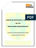 Guia para El Funcionamiento Del Comite para La Deteccion y Prevencion de Las Infecciones Nosocomiales Del Hospital General O'horan