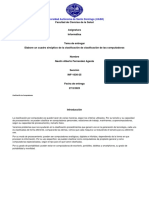 INF1030-25 Tarea 2-2 Cuadro Sinóptico Clasificación de Las Computadoras