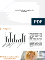 Drug Forgery Detection