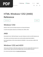 006 HTML Windows-1252 Reference