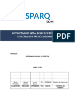 Sig 105 - P04 Instrutivo de Instalación de Protecciones Colectivas en Predios Colindantes