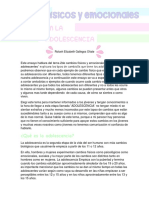 Cambios Físicos y Emocionales en La Adolescencia Esayo