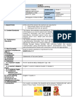 COT 1 3rd Quarter Lesson Exemplar ENG 7
