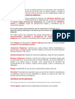 Resumen Materiales Peligrosos