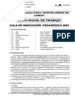 Plan Anual de Trabajo Aip NSC 2023