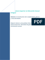 Género y Sexualidad. Binarismo. Heterocisnorma. Identidad de Género. Orientación Sexual