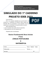 1º Simulado 5º Ano - Professor