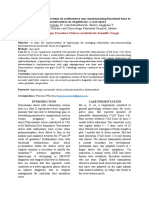 Laparoscopic Hemihysterectomy On Rudimentary Non Communicating Functional Horn in Unicornuate Uterus On Virgo Intacta FULL PAPER