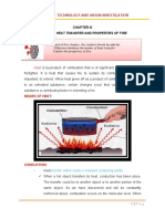 Chapter Iii Modes of Heat Transfer and Properties of Fire