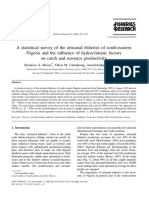 A Statistical Survey of The Artisanal Fisheries of South-Eastern Nigeria - MOSES, 2002