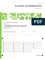 Avaliação Intermediária: Caderno Do Aplicador