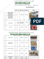 BDM-200TT Model Tricycle Mounted Water Well Drilling Rig Fitting List-23-03-17