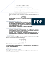 Notas de Estudo de Conceitos de Cinemática