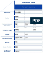 CV Etudiant 8