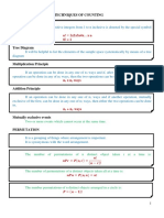 STATS - Study Guide - Techniques of Counting - Probabily - Normal Curve and Random Variables