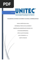 Análisis Del Entorno Económico Nacional E Internacional