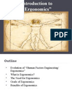 Lecture 1 Introduction To Ergonomics