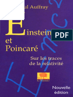 Jean-Paul Auffray - Einstein Et Poincare - Sur Les Traces de La Relativite