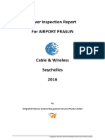 AIRPORT PRASLIN Tower Inspection Report