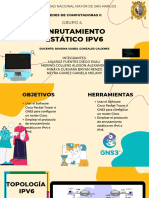 Enrutamiento Estático Ipv6