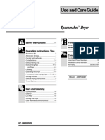 Use Andcare Guide: Spacemaker Dryer