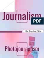 Journalism - Photojournalism (Part 1) Recorded