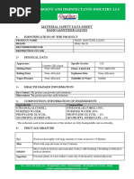 MSDS - HAND SANITIZER - Liquid