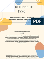 Expo Dcreto 111 de 1996