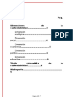 Dimensiones de La Sustentabilidad