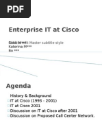 Enterprise IT at Cisco