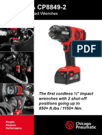 cp8849 Chicago Pneumatic Cordless Impact Wrenches